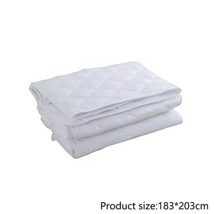 Hotel Mattress Comfort Pads Fabric Bedding Topper Mattress Protectors Cover AU