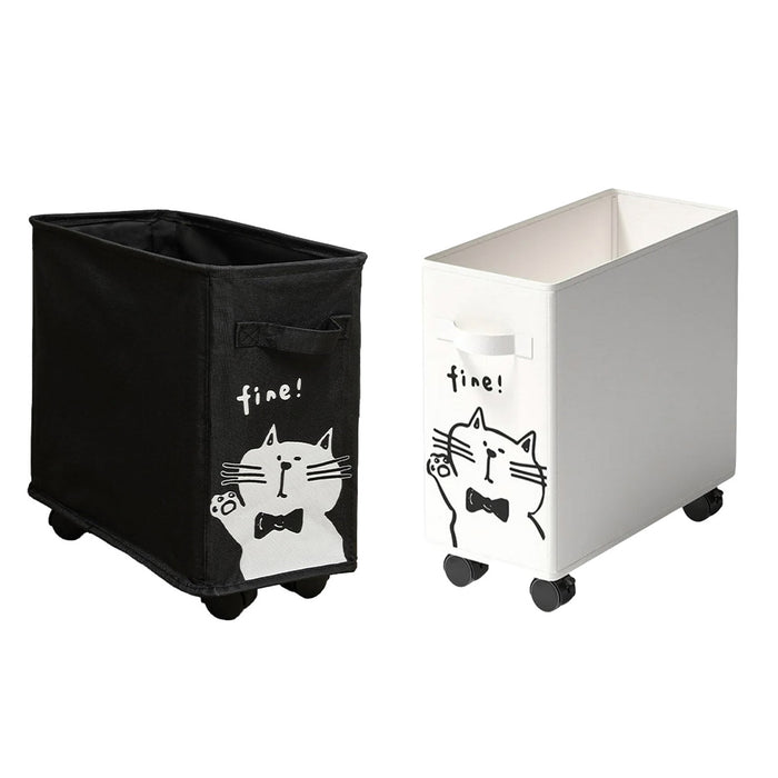 Clip On Storage Basket with Rolling Wheels