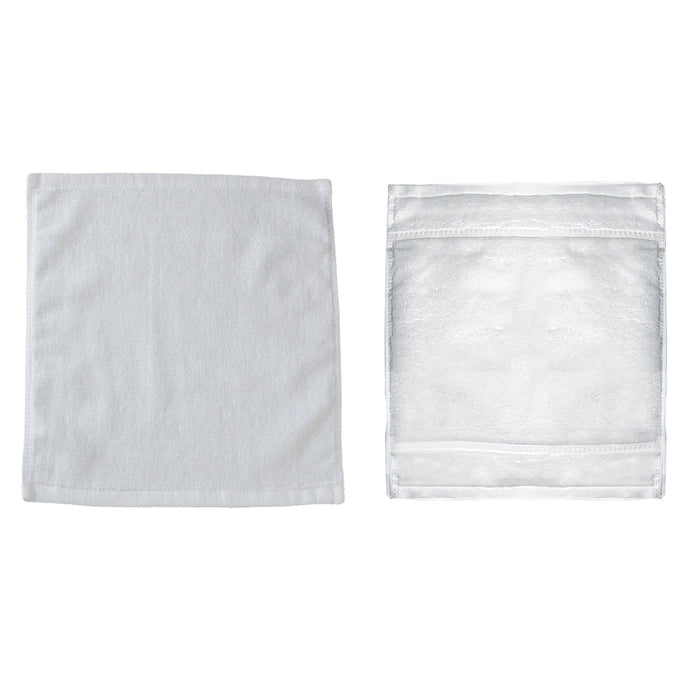 6 Pcs Hotel Cotton Face Towel White Soft Square