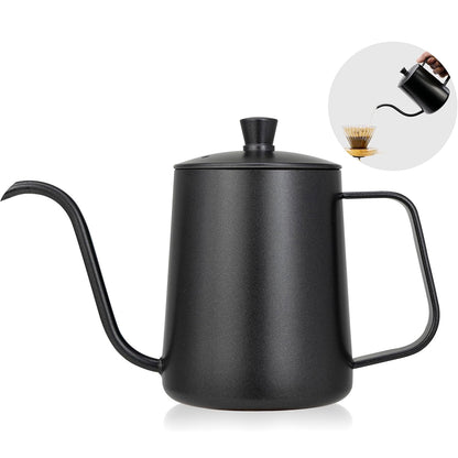 Hand Drip Coffee Pot Stainless Steel Fine Spout Hanging Ear Filter Cup Kettle