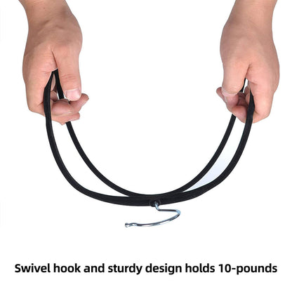 50 Pcs Black Velvet Coat Hangers for Guest Rooms – Product View 14