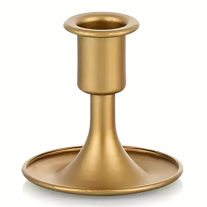 Iron Candlestick Stand Holder Retro Style Taper Candle Holder Set of 4