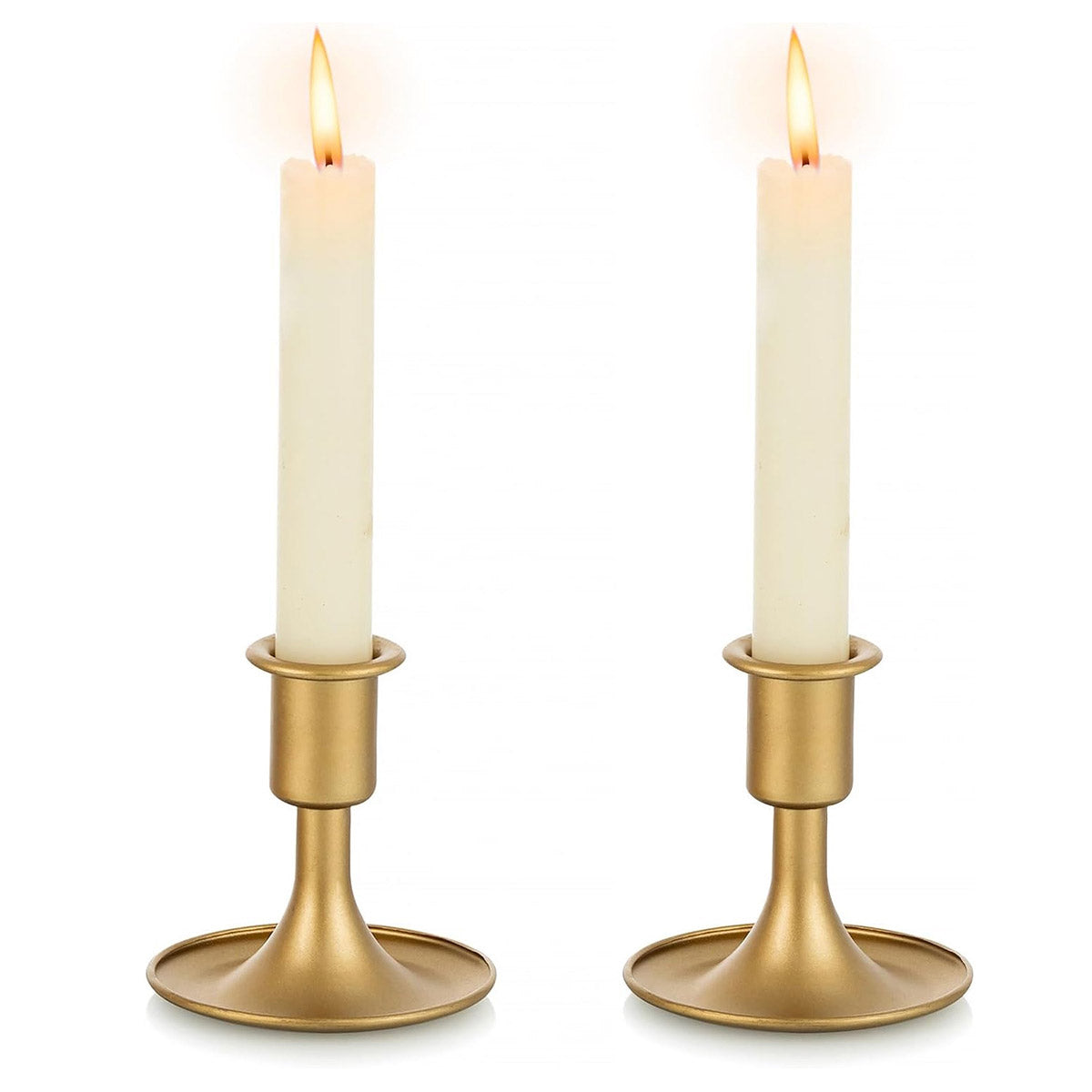 Iron Candlestick Stand Holder Retro Style Taper Candle Holder Set of 4