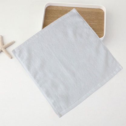 6 Pcs Hotel Cotton Face Towel White Soft Square Cloth