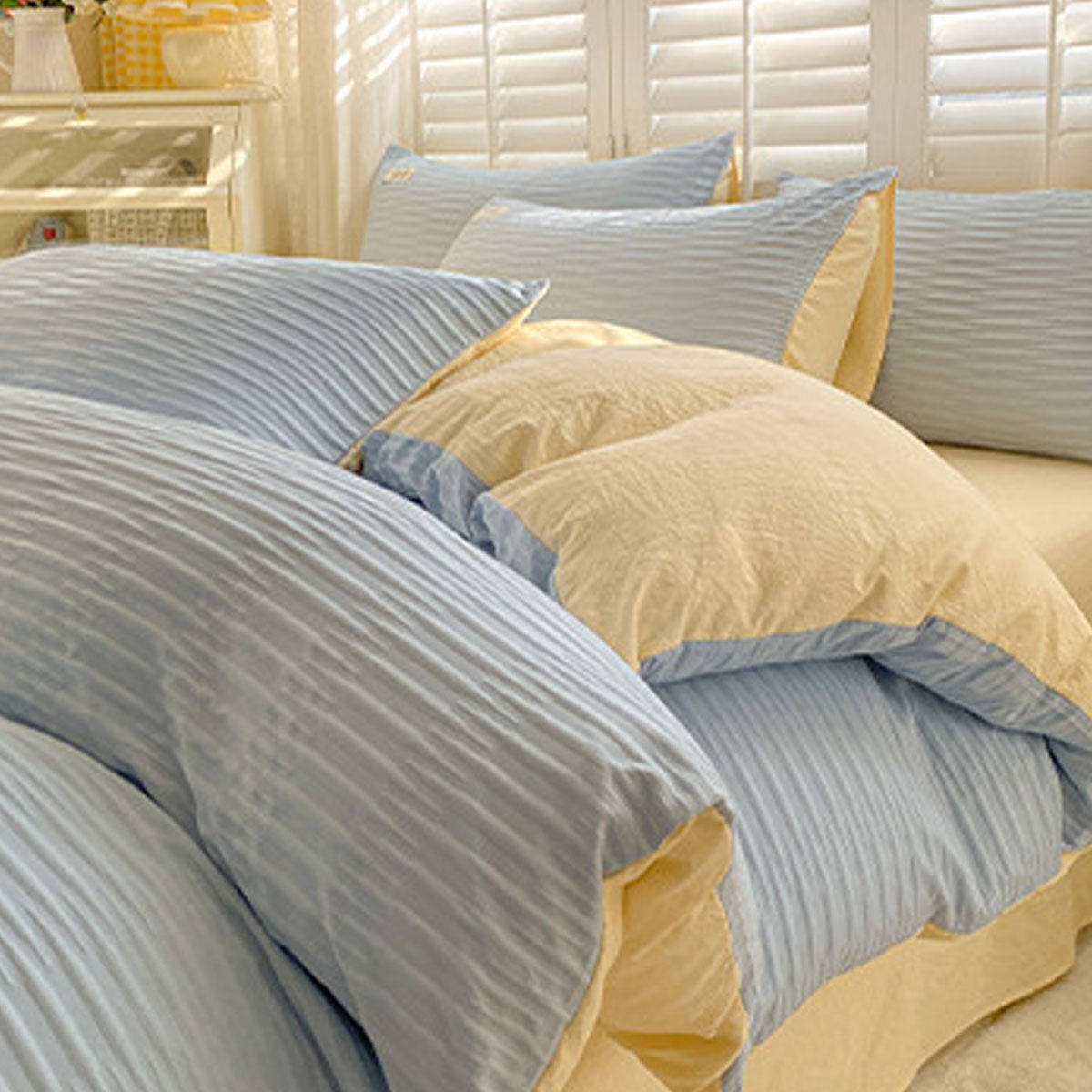 Super Soft Solid Color Duvet Cover with Zipper 180x220 cm