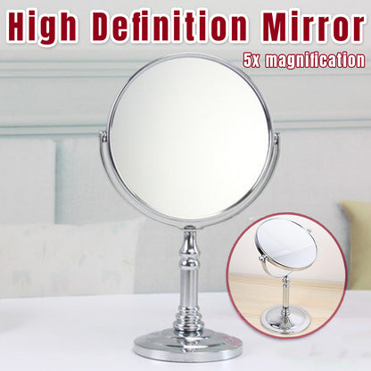 Desktop Vanity Mirror 5x Magnifying 360 Rotating for Makeup
