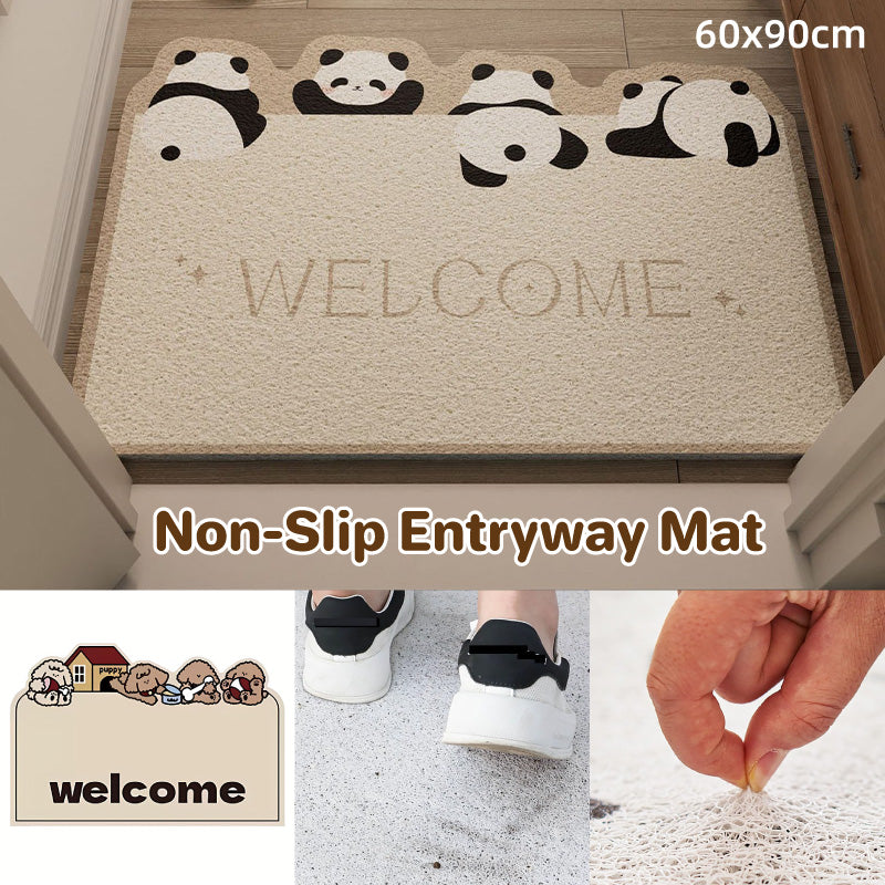 Cartoon Style Non-Slip PVC Floor Mat for Entrance Door