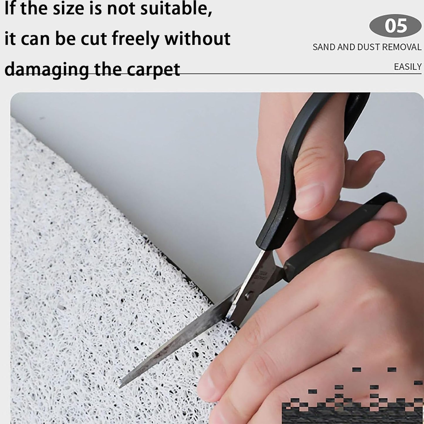 Cartoon Style Non-Slip PVC Floor Mat for Entrance Door