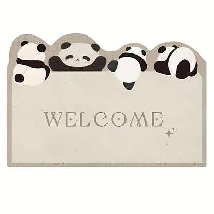 Cartoon Style Non-Slip PVC Floor Mat for Entrance Door