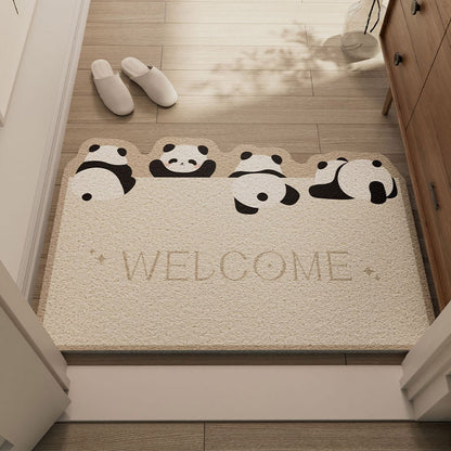 Cartoon Style Non-Slip PVC Floor Mat for Entrance Door
