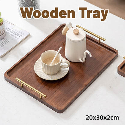 Rectangular Wooden Tea Tray Simple Household Serving Tray Kitchen Tea Tray AU