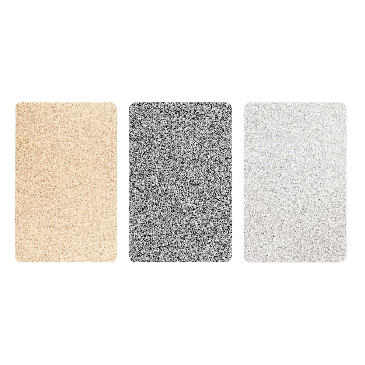 Non Slip Bathroom Mat Waterproof PVC Soft Washable Floor Rug