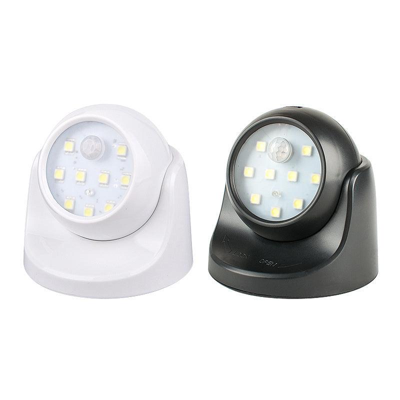 360° Battery Operated Indoor Outdoor Garden Motion Sensor Security LED Light New
