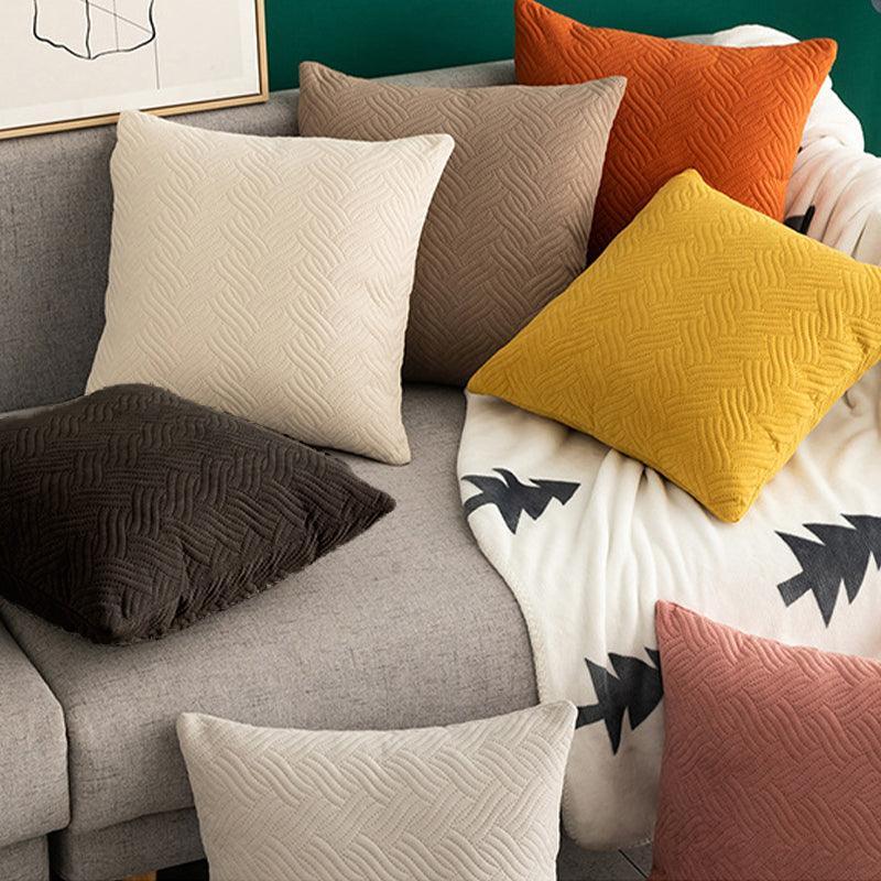 Velvet Cushion Cover in 10 Solid Colour Options – Product View 12