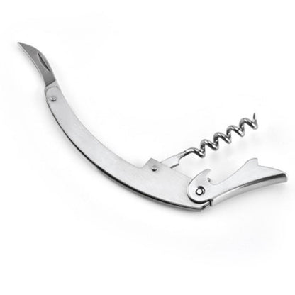3pcs Portable Wine Bottle Opener Beer Bottle Corkscrew Seahorse Knife Bar Tools