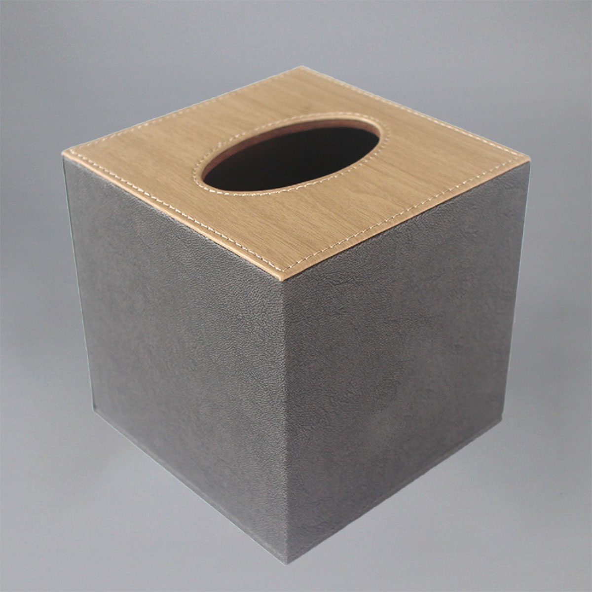 Leather Tissue Box Holder for Hotel Room Home Office