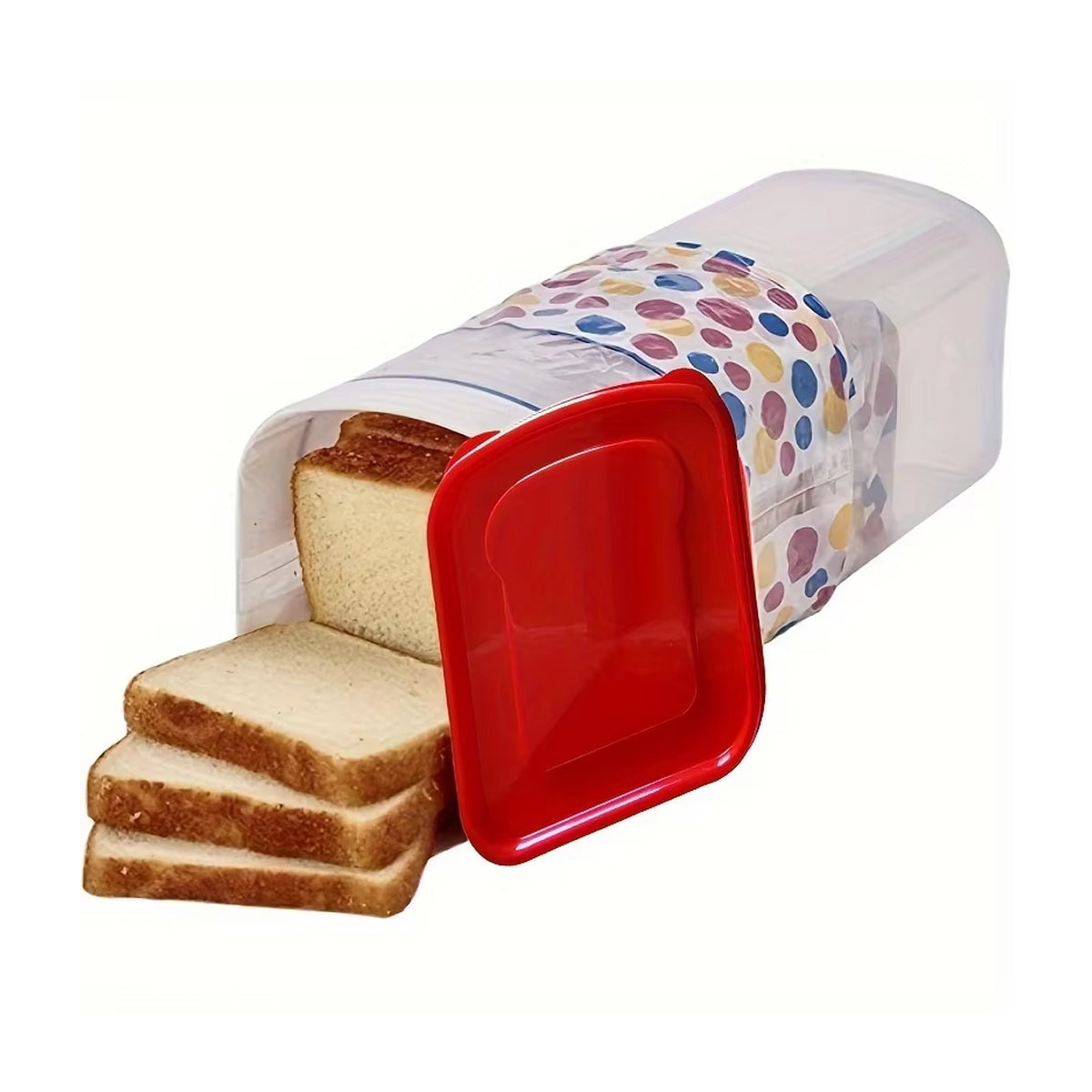 Bread Keeper Loaf Storage Container Vertical Bread Box Bin with Sealed Lid