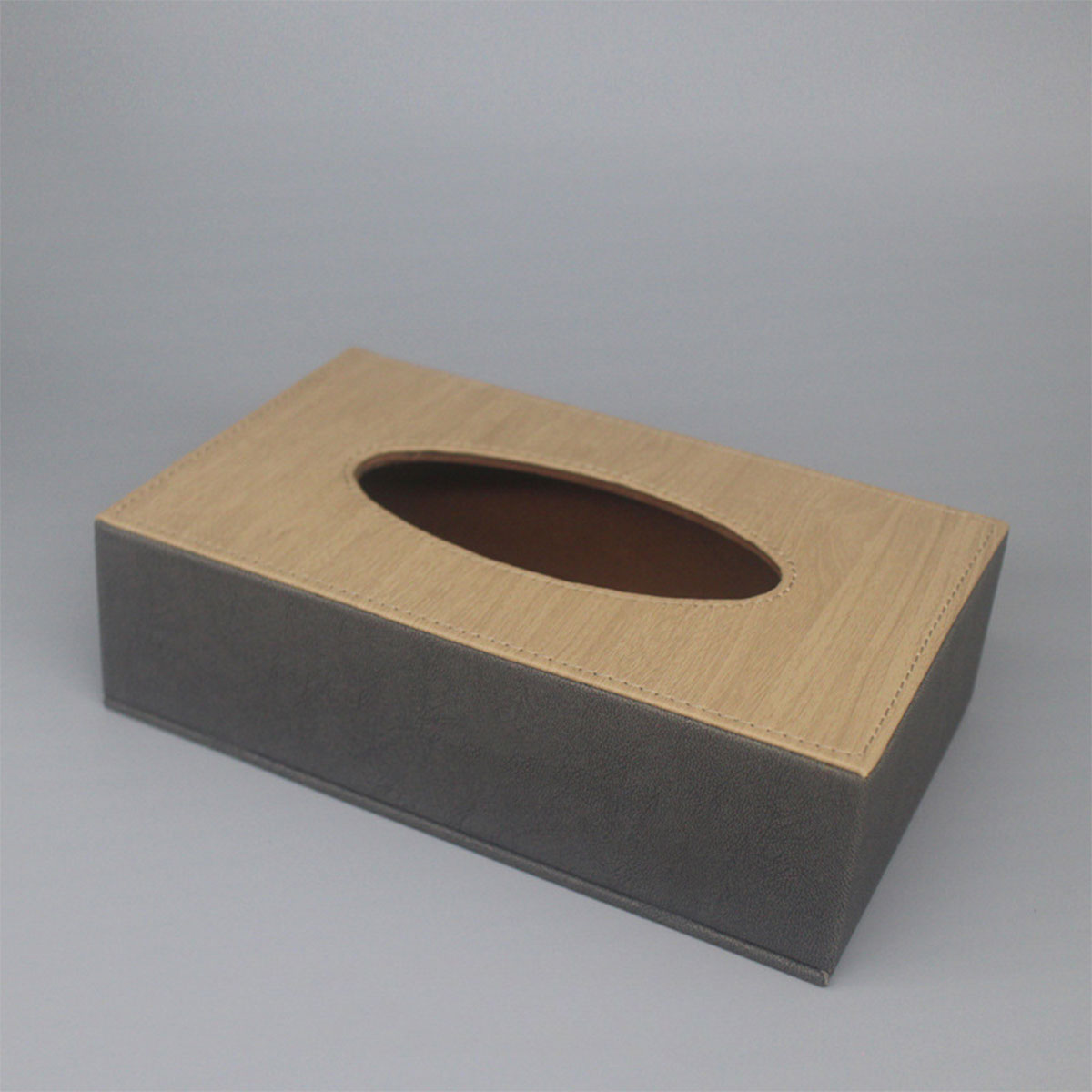 Leather Tissue Box Holder for Hotel Room Home Office
