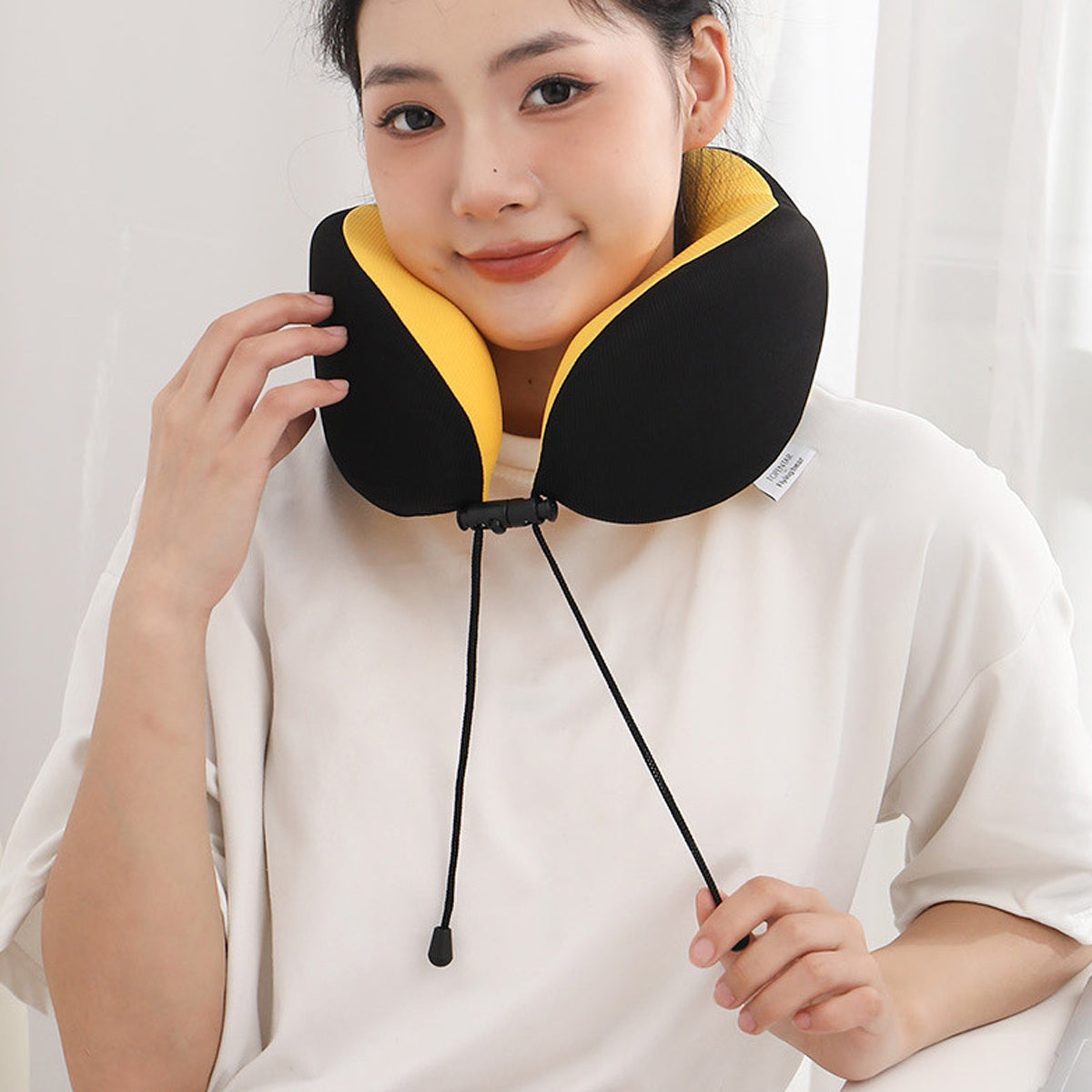 Memory Foam U Shaped Neck Pillow Travel Portable Office Nap Support Pillow AU