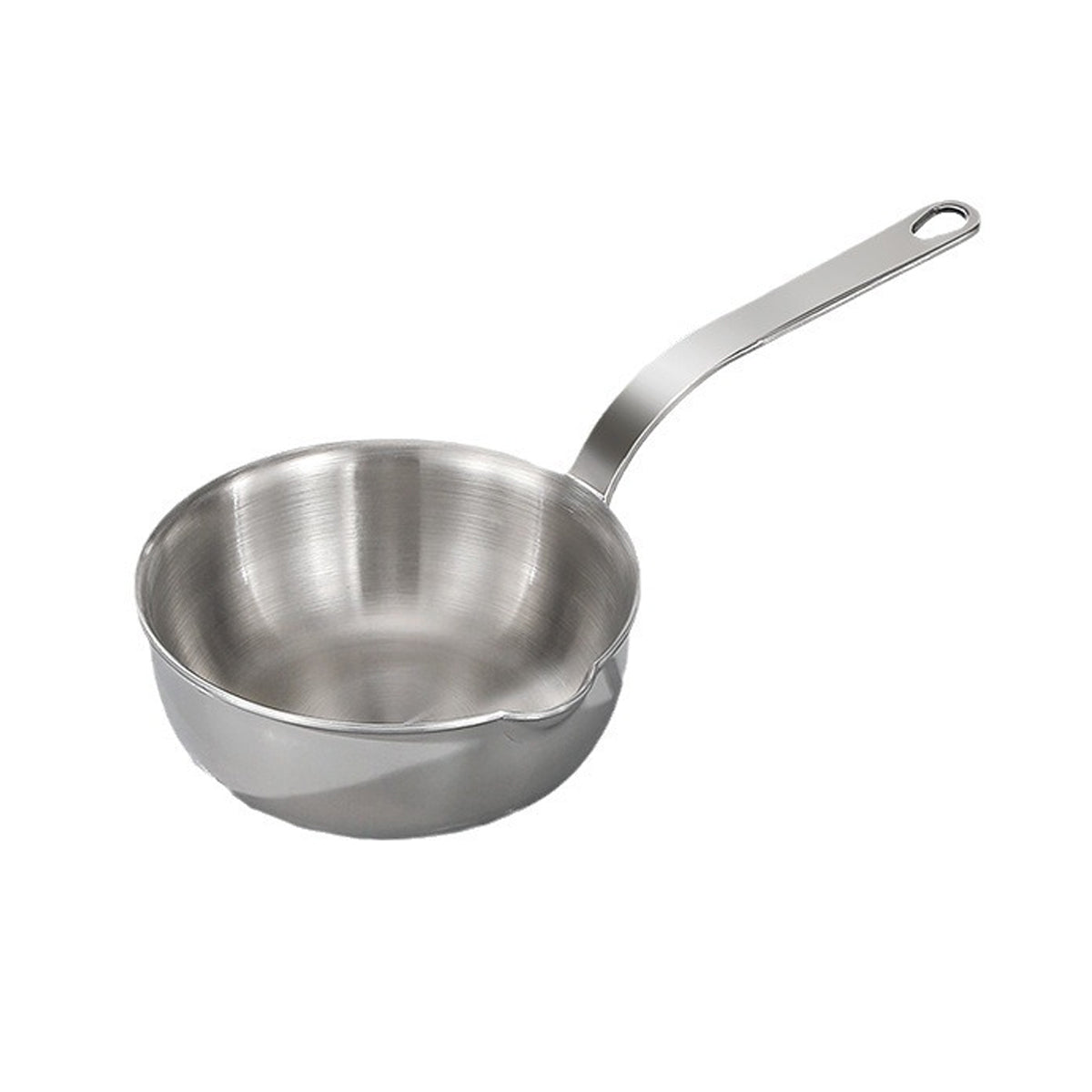 304 Stainless Steel Oil Splatter Proof Home Small Frying Pan for KitchenCooking