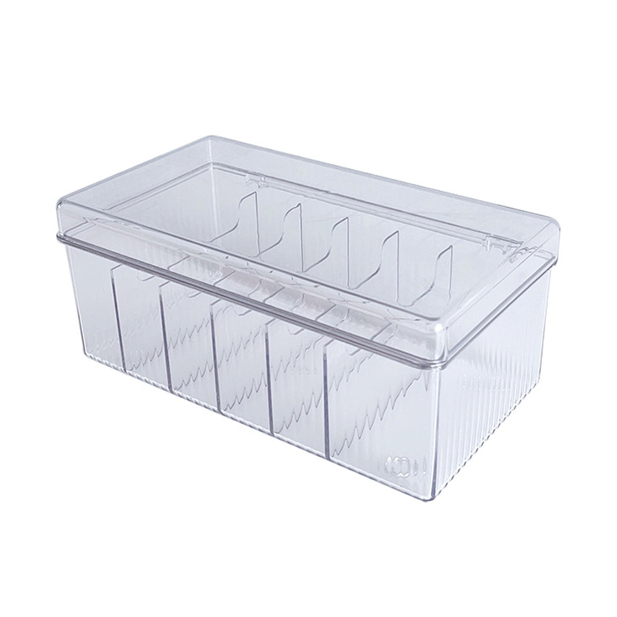 Transparent Dustproof Cosmetic Storage Box with Lid Makeup Organizer Case AU