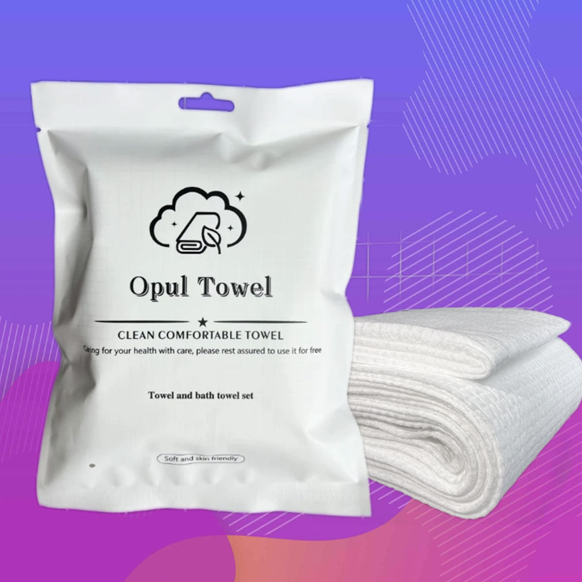 10pcs Disposable Bath Towels Travel Towels Soft Absorbent for Spa Hotel Bathroom