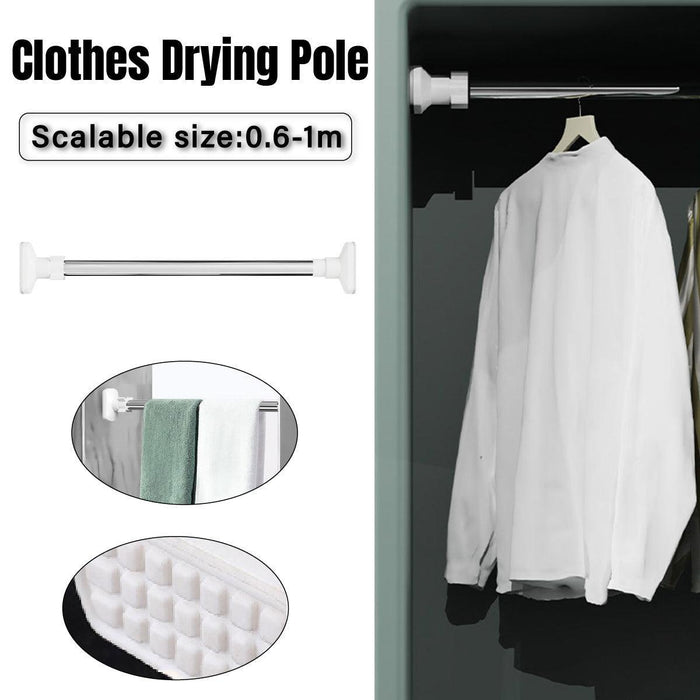 Adjustable Shower Curtain Rod for Bathrooms – Product View 15