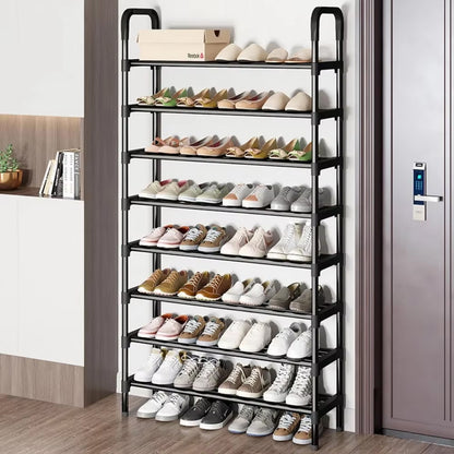 8 Tier Shoe Rack Large Capacity 24 Pair Tall Shoe Organizer Sturdy Storage AU
