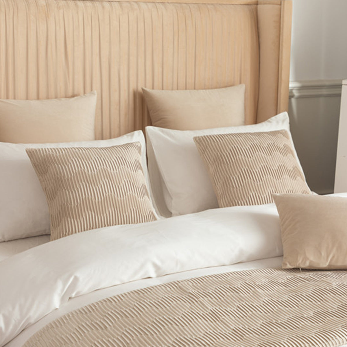 Velvet Bed Runner and Cushion Cover in 8 Options – Product View 19