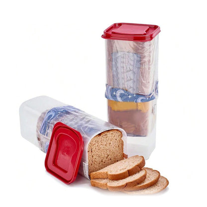 Bread Keeper Loaf Storage Container Vertical Bread Box Bin with Sealed Lid