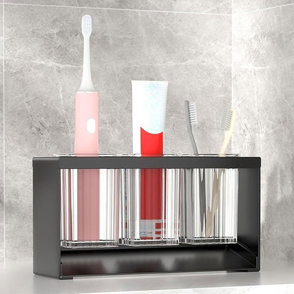 3Holes Multifunctional Kitchen Storage Rack Built-in StorageBox Chopstick Holder
