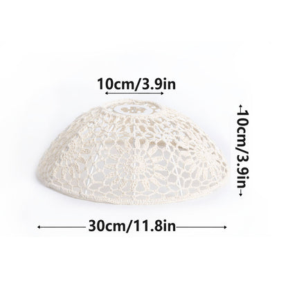 Bohemian Cotton Rope Woven Lampshade for Ceiling Pendant 30cm