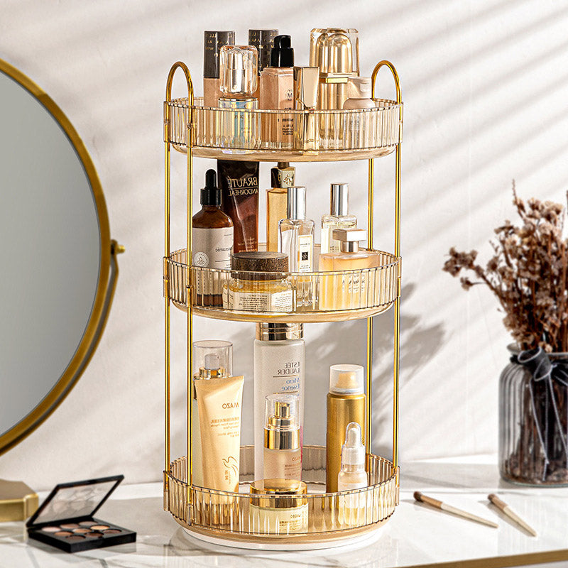 Rotating Cosmetic Organiser Home Storage Shelf Box for Makeup and Beauty Product