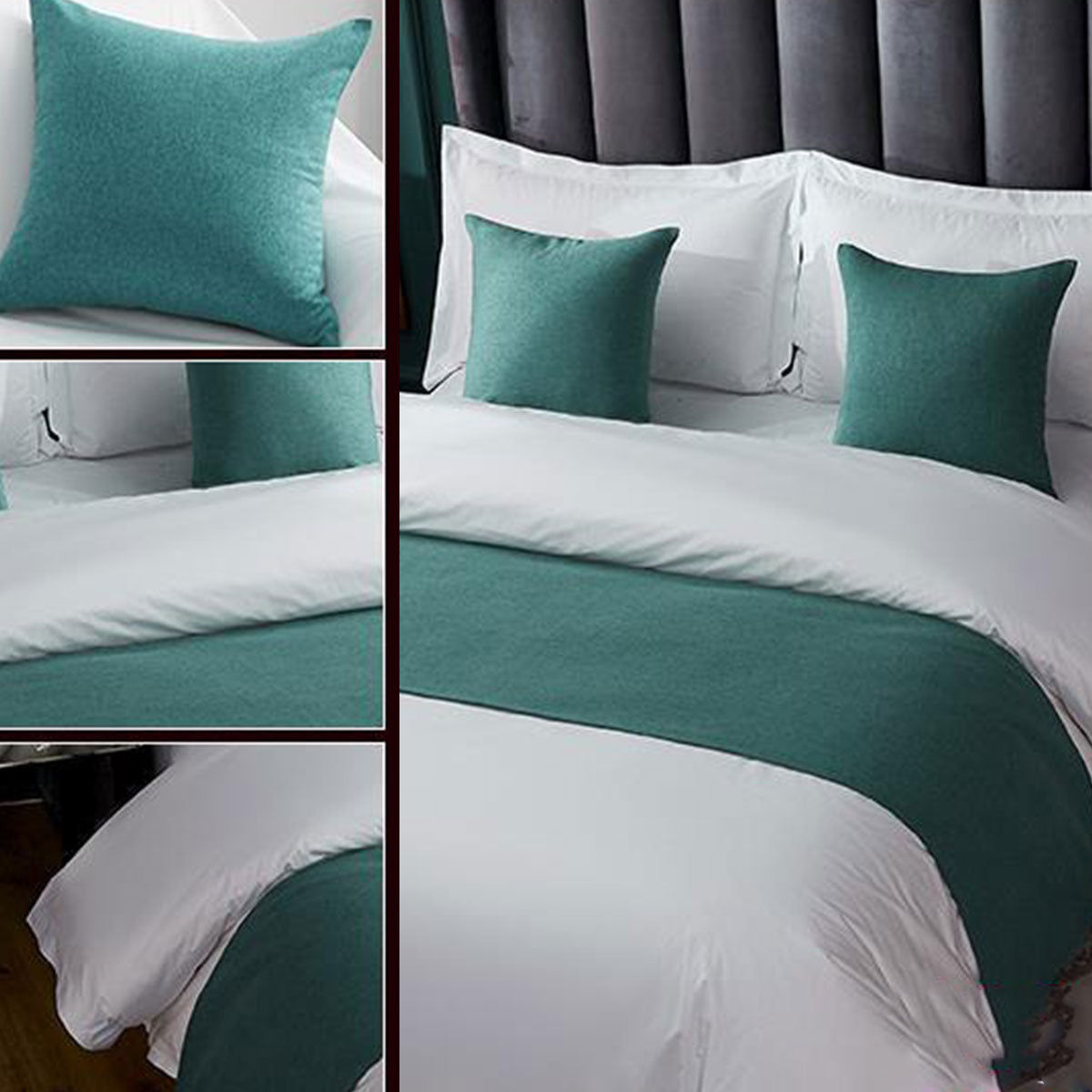 Luxury Hotel Bedding Set Bed End Towel Pillow Cover for Bedroom and Hotels AU