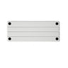 Countertop Drying Tray with Rubber Base Feet — White