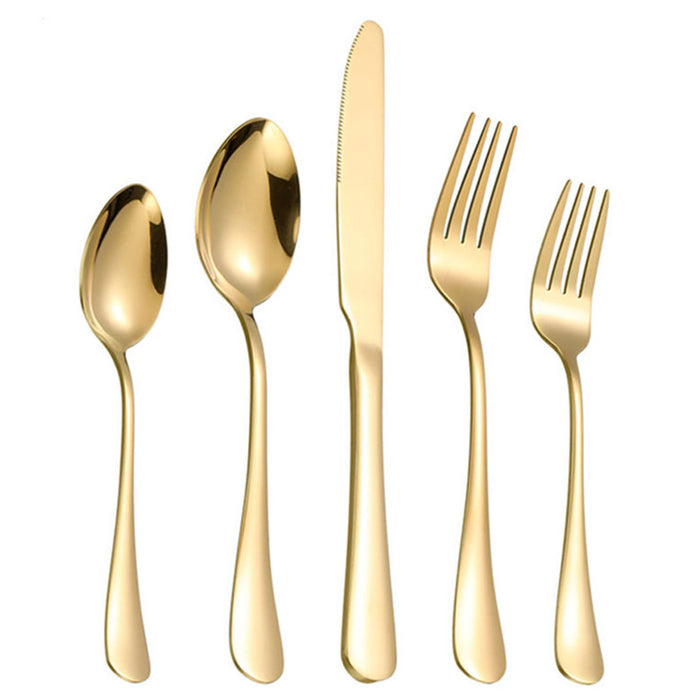 20 or 40 Pcs Cutlery Set with Polished Steel