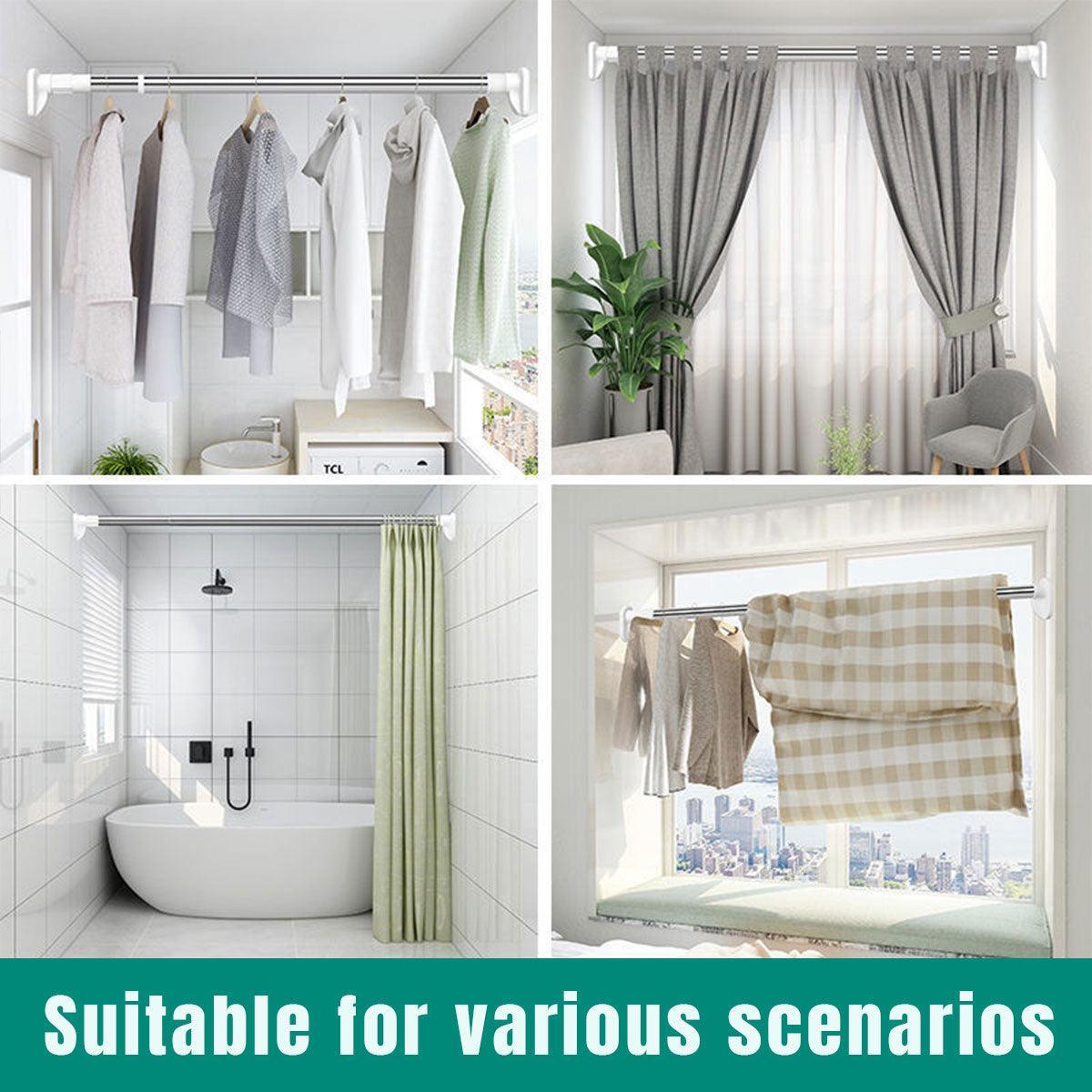 Adjustable Shower Curtain Rod for Bathrooms – Product View 8