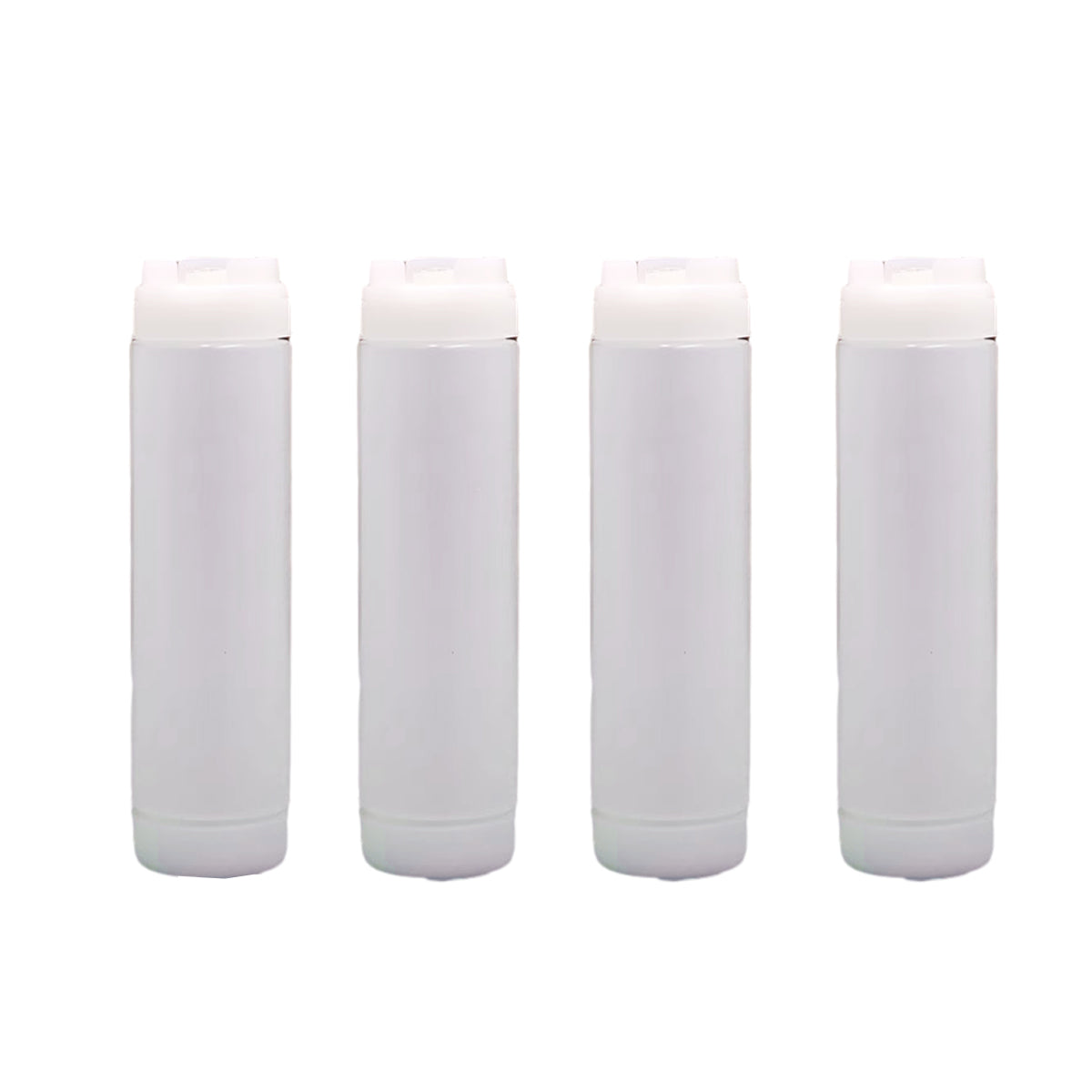 16oz Plastic Sauce Dispenser Bottles Large Capacity Double-ended Squeeze Bottles