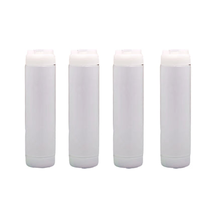 16oz Plastic Sauce Dispenser Bottles Large Capacity Double-ended Squeeze Bottles