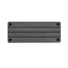 Countertop Drying Tray with Rubber Base Feet — Grey