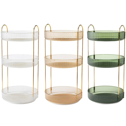 Rotating Cosmetic Organiser Home Storage Shelf Box for Makeup and Beauty Product