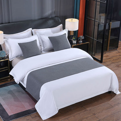 Luxury Hotel Bedding Set Bed End Towel Pillow Cover for Bedroom and Hotels AU