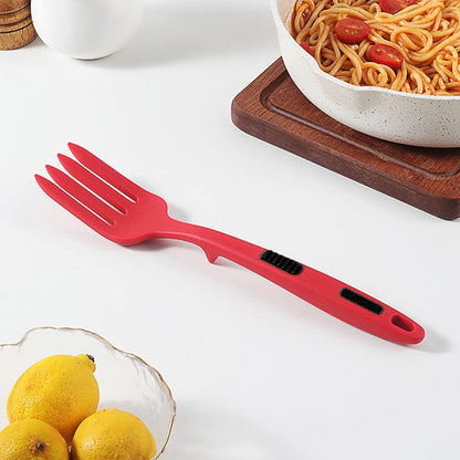 2PCS Silicone Heat Resistant Cooking Forks Flexible Dishwasher Safe Kitchen