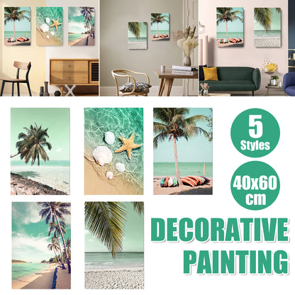 Living Room Wall Art Decorative Painting Beach Seaside Travelling Landscape AU