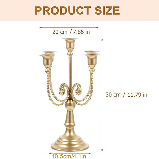 Vintage European Metal Candle Holder Decorative Home Hotel