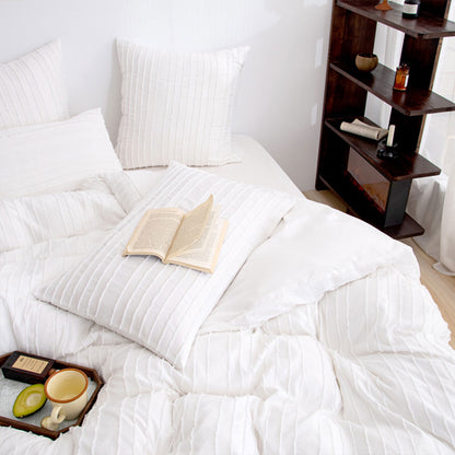 3PCS Bedding Set Quilt Cover with 2 Pillowcases Queen Size