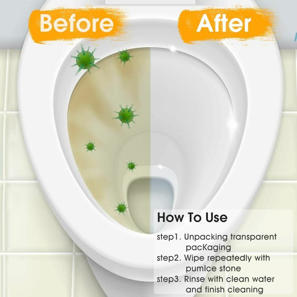 Pumice Stone Wand Tile Cleaning Stains Brush Cleaner Tool Toilet Bowl Bathtub AU