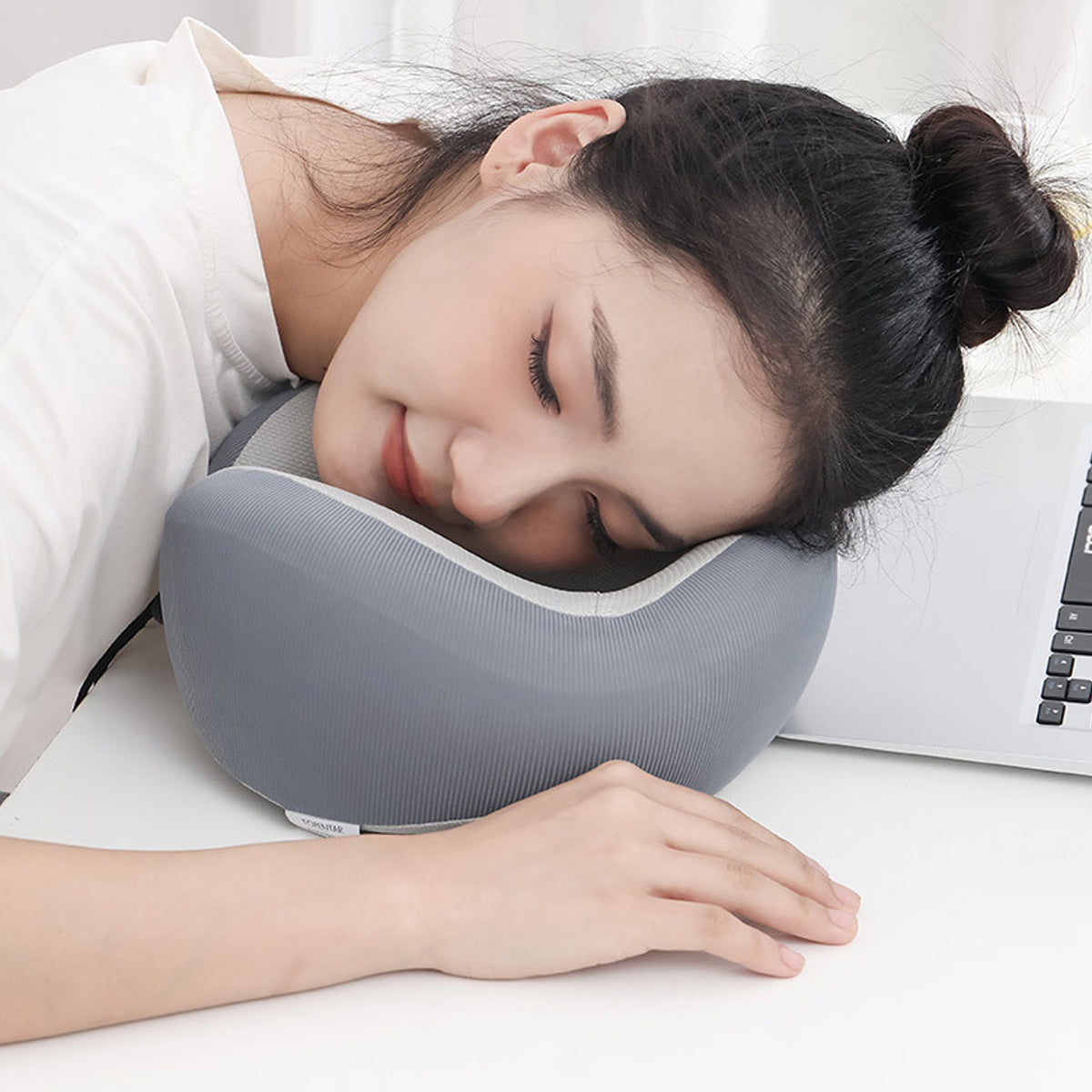 Memory Foam U Shaped Neck Pillow Travel Portable Office Nap Support Pillow AU