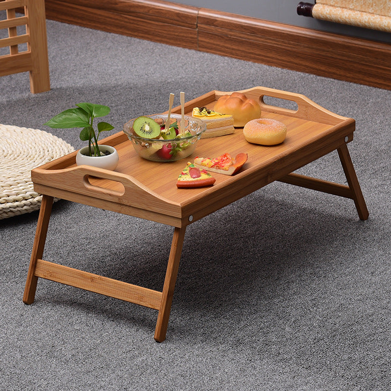 Bamboo Folding Lap Tray for Tea Coffee Breakfast in Bed