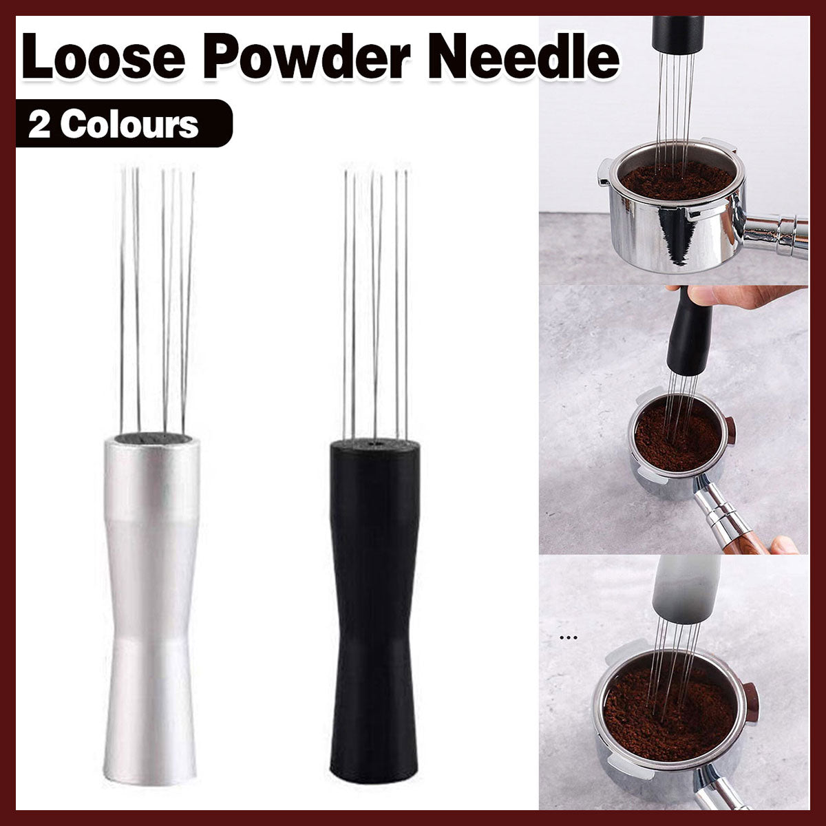 Stainless Steel Coffee Tamping Needle Distributor and Stirring Tool